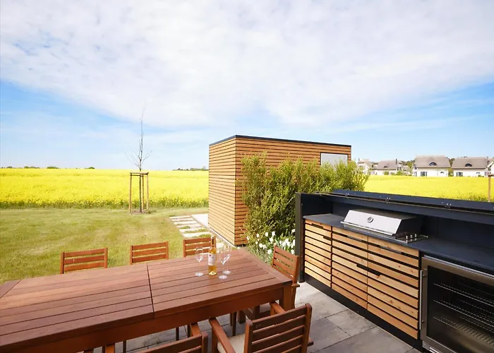 Reetland Am - Luxusplus Reetdachvilla Mit 4 Schlafzimmern Und Kamin G11